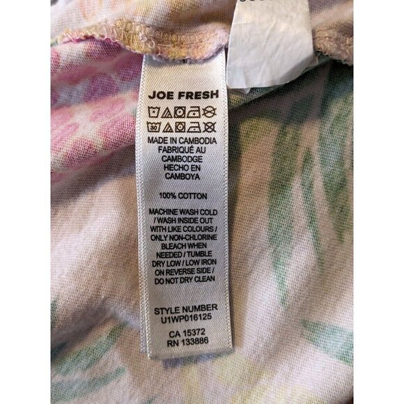 Womens Plus 3X Pink Flannel Sleep Lounge Pineapple Shorts Tropical Drawstring - Picture 4 of 4